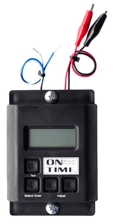 [797539005032] On Time 00503 Digital Timer Replacement LCD Display, Adjustable Motor, Operates on 6 or 12 Volt Batteries, Features 6 Feedings with 1-30 Second Run Time, Compatible with Most Brand Feeders