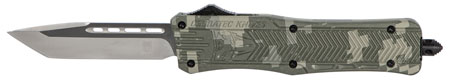 [099654023725] CobraTec Knives MADCCTK1MTNS CTK-1  Medium 3" OTF Tanto Plain D2 Steel Blade/Army DigiCamo Aluminum Handle Features Glass Breaker Includes Pocket Clip