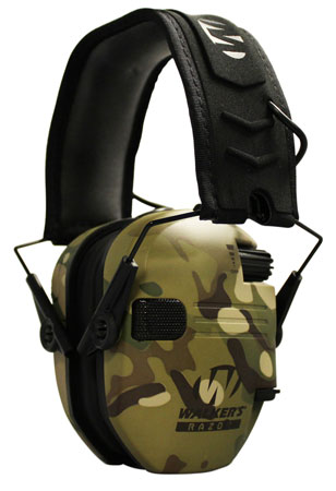 [888151017814] Walker's GWPRSEMMCC Razor Slim Electronic Muff 23 dB Over the Head MultiCam/Black Polymer