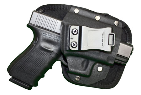 [812254022956] Crossfire Shooting Gear CRFEDCSA1SFR The EDC  IWB Black Ballistic Nylon Belt Clip Fits Subcompact 2.50" Barrel Right Hand
