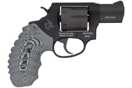 [725327932154] Taurus 2856021ULVZ13 856 Ultra-Lite 38 Special +P Caliber with 2" Matte Black Finish Barrel, 6rd Capacity Matte Black Finish Cylinder, Matte Black Anodized Finish Aluminum Frame  &  Gray VZ Cyclone Grip