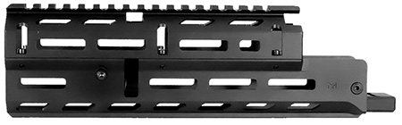 [815879019301] Aim Sports MMAK03 Handguard  Medium  &  Drop-in, M-LOK 2-Piece Style Made of 6061-T6 Aluminum with Black Anodized Finish for AK-47