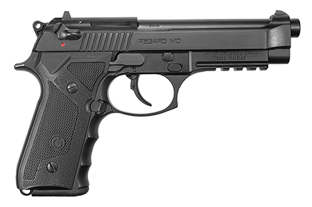 [741566903175] EAA GIRSAN 390080 Regard MC Full Size 9mm Luger 18+1 4.90" Black Steel Barrel, Blued Serrated Slide, Black Aluminum Frame w/Picatinny Rail, Black Polymer Grips, Ambidextrous