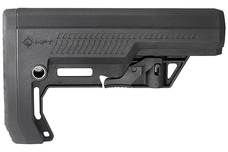 [814002024335] Mission First Tactical BMSMILEXD Battlelink Extreme Duty Minimalist Stock Collapsible Black Synthetic for AR-15, M16, M4 with Mil-Spec Tube (Tube Not Included)