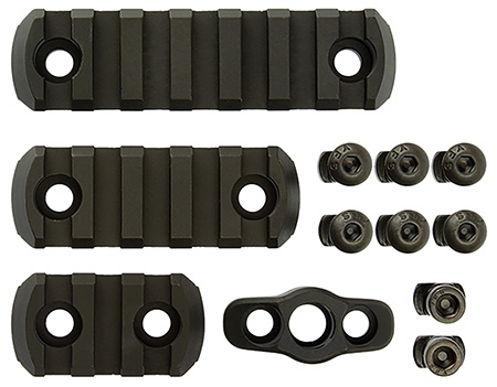 [810943030121] CMC Triggers 81724 M-Lok 4-Piece Accessory Kit  Black Anodized