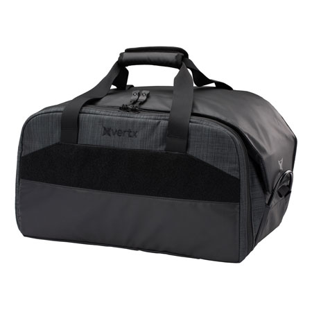 [190449242205] Vertx VTX5026HBK/GBK COF Heavy Range Bag Heather Black with Galaxy Black Accents Nylon with Removable 6-Pack Mag Holder, Rubber Feet  &  Lockable Zippers