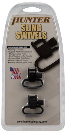 [021771240228] Hunter Company 02422 Swivel Set Sling Swivel 1" Black Oxide Steel