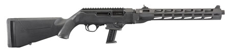 [736676191154] Ruger 19115 PC Carbine  9mm Luger 17+1 16.12" Threaded/Fluted Barrel, Type III Hard Coat Anodized Aluminum Receiver, M-LOK Accessory Slots, Optics Ready