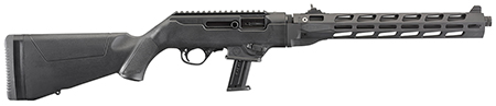 [736676191178] Ruger 19117 PC Carbine *CA Compliant 9mm Luger 10+1 16.12" Threaded/Fluted Barrel, Type III  Hard Coat Anodized Aluminum Alloy Receiver, Synthetic Stock, M-Lok Accessory Slots, Optics Ready