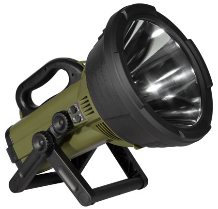 [813628072485] Cyclops C18MIL Colossus  18 Milion Candlepower White Halogen Green/Black Rubber