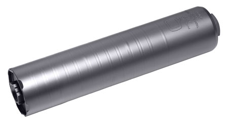 [860248000404] Q LLC SILTCQUICKIE762 Thunder Chicken  7.62mm 1.75" Black PVD Titanium 5/8"-24 tpi Cherry Bomb Muzzle Brake