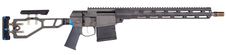 [866955000317] Q LLC FIX30816INBLU The Fix 308 Win 16" 10+1 Black Folding Stock