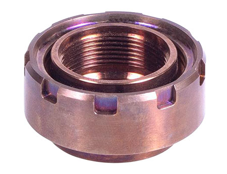 [850000857308] Q LLC PLANBASR Plan-B ASR Silencer Mount 30 Cal 17-4 Stainless Steel Copper