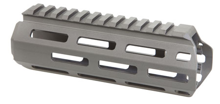 [850000857162] Q LLC 6HBMLOKHG Handguard  M-LOK Aluminum Gray Q LLC Honey Badger 6"
