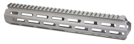 [850000857179] Q LLC 12HBMLOKHG Handguard  M-LOK Aluminum Gray Q LLC Honey Badger 12"