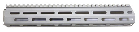 [850000857407] Q LLC 12HBMLOKHGKIT Handguard  M-LOK Aluminum Gray Q LLC Honey Badger 12"