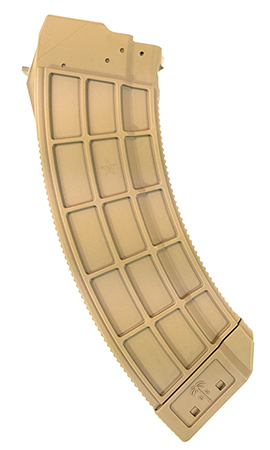 [787450532885] US Palm MA693A Standard  30rd 7.62x39mm Fits AK-47 Flat Dark Earth Polymer w/Stainless Steel Latch