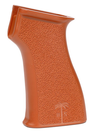 [787450530867] US Palm GR087 Pistol Grip  Bakelite Orange Synthetic Fits AK-47, AK-74, PKM, AKM