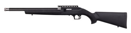 [761226089537] Magnum Research SSH22GT Magnum Lite SwitchBolt Full Size 22 LR 10+1 16.50" Black Anodized Carbon Steel/Threaded Barrel, Black w/Integral Scope Base Receiver, Black Fixed Hogue OverMolded Stock, Right