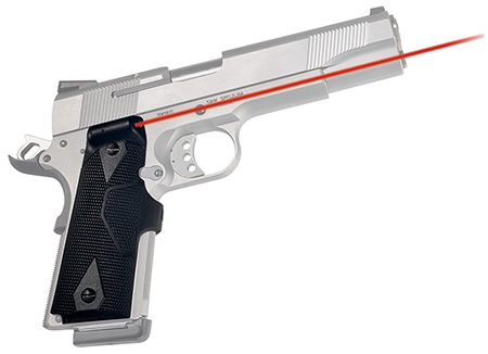 [610242004010] Crimson Trace 011200 Lasergrips  Fits 1911/1911A1, Red Laser Black Polymer