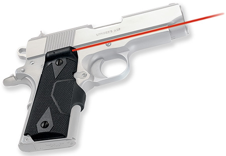 [610242004041] Crimson Trace 011210 Lasergrips  Fits 1911 Compact, Red Laser Black Polymer