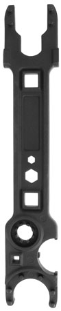 [745557102455] TacFire TL022 Armorer's Combo Wrench Black Steel Rifle AR Platform Steel Handle