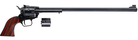 [727962703625] Heritage Mfg RR22MB16AS Rough Rider  22 LR 22 WMR 6 Shot 16" Black Barrel, Cylinder   &  Zamak Frame, Cocobolo Grips