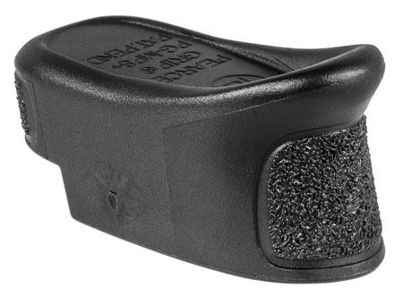 [605849800042] Pearce Grip PGMPS+ Magazine Extension  made of Polymer with Texture Black Finish  &  1" Gripping Surface for S&W M & P Shield, M & P Shield M2.0 (Adds 2rds 9mm Luger, 1rd 40 S&W)