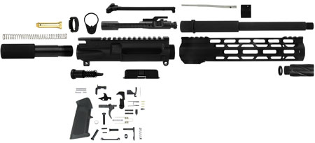 [745559515079] TacFire SSPK300LPK10 AR Build Kit Pistol Sports South Exclusive 300 Blackout AR Pistol Platform Black Parkerized Steel 5/8"x24