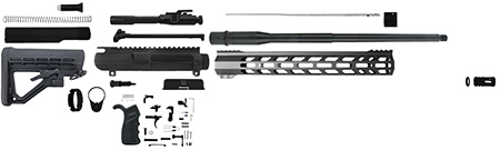 [745559515307] TacFire SSRK308LPK20BN AR Build Kit  Sports South Exclusive 308 Win AR-10 Black Nitride 5/8"x24