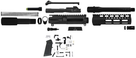 [745559515093] TacFire SSPK45ACPLPK AR Build Kit Pistol 45 ACP AR-10 Black Nitride Steel 5/8"-24 tpi *Sports South Exclusive.