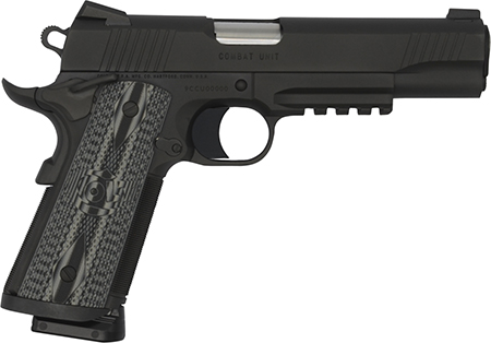 [098289111616] Colt Mfg O1082CCU CCU Government 9mm Luger 9+1 5" Stainless National Match Barrel, Matte Black DLC Serrated Stainless Steel Slide  &  Frame w/Beavertail, Black Scalloped G10 Grip, Ambidextrous