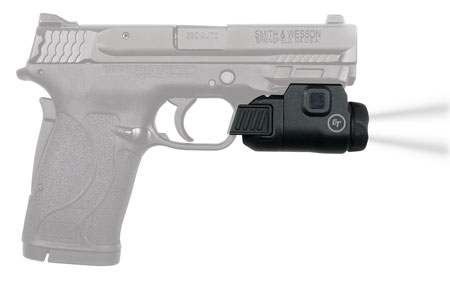 [850002469356] Crimson Trace 0100010 CMR-209 Universal Pistol Light Rail Master Matte Black 200 Lumens White LED Light