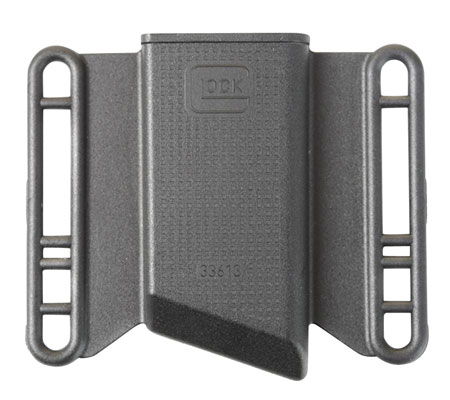 [764503005367] Glock MP033613 Mag Pouch  OWB Black Polymer, Belt Slide Mount Up To 2.25" Wide, Fits Glock 43 Magazines Only