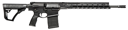 [818773021227] Daniel Defense 0215822207047 DD5 V4 6.5 Creedmoor 18" 20+1 Black Hard Coat Anodized 6 Position w/SoftTouch Overmolding Stock MLOK