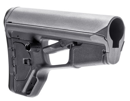 [873750011585] Magpul MAG378-GRY ACS-L Carbine Stock Stealth Gray Synthetic for AR-15, M16, M4 with Mil-Spec Tube (Tube Not Included)