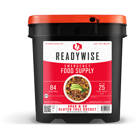 [851238005318] ReadyWise RWGF01184 Gluten Free Freeze Dried Entrees 84 Servings Per Bucket