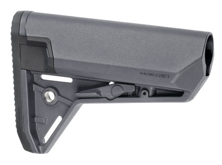 [840815109570] Magpul MAG653-GRY MOE SL-S Carbine Stock Stealth Gray Synthetic for AR-15, M16, M4 with Mil-Spec Tube (Tube Not Included)