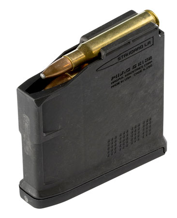 [840815109655] Magpul MAG671-BLK PMAG  5rd AICS 270 Win/30-06 Springfield/25-06 Rem/280 Rem/8mm-06 Ackley Improved Fits Bolt Action Rifles/Long Action Black Polymer