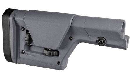 [840815109617] Magpul MAG672-GRY PRS Gen3 Precision Stock Fixed Adjustable Comb Stealth Gray Synthetic for AR-15, M16, M4