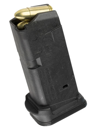 [840815113980] Magpul MAG674BLK PMAG GL9 12rd 9mm Luger Compatible w/Glock 26 Black Polymer