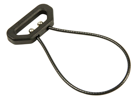 [814520013040] Blue Force Gear UWL325BK Universal Wire Loop  Anodized Black 6061-T6 Aluminum 3.25"