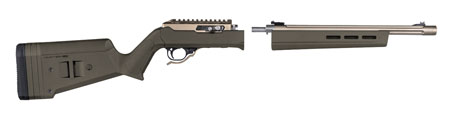 [840815113973] Magpul MAG760-ODG Hunter X-22 Stock Fixed w/Adjustable Comb OD Green Synthetic for Ruger 10/22 Takedown