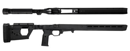 [840815119470] Magpul MAG802-BLK Pro 700 Stock Folding Black Synthetic for Remington 700 SA