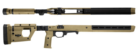 [840815119487] Magpul MAG802-FDE Pro 700 Stock Folding Flat Dark Earth Synthetic for Remington 700 SA