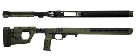 [840815119494] Magpul MAG802-ODG Pro 700 Stock Folding OD Green Synthetic for Remington 700 SA