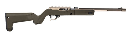 [840815117209] Magpul MAG808-ODG X-22 Backpacker Stock OD Green Synthetic for Ruger 10/22 Takedown
