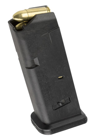 [840815119302] Magpul MAG907-BLK PMAG GL9 10rd 9mm Luger Compatible w/Glock 19 Black Polymer