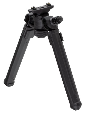 [840815119319] Magpul MAG933-BLK Bipod  made of Aluminum with Black Finish, M-LOK Attachment, Rubber Feet, 6.30-10.30" Vertical Adjustment for AR-Platform