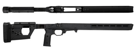 [840815121169] Magpul MAG997-BLK Pro 700 Stock Fixed w/Aluminum Bedding Black Synthetic for Remington 700 SA